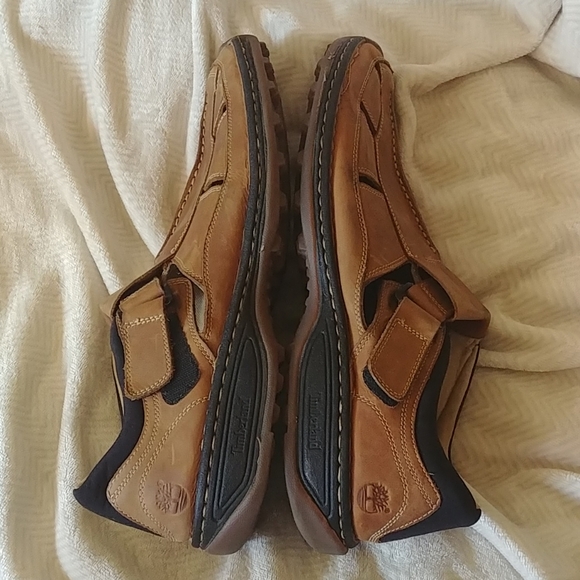 Men's Timberland leather sandals size 15W - Picture 7 of 10